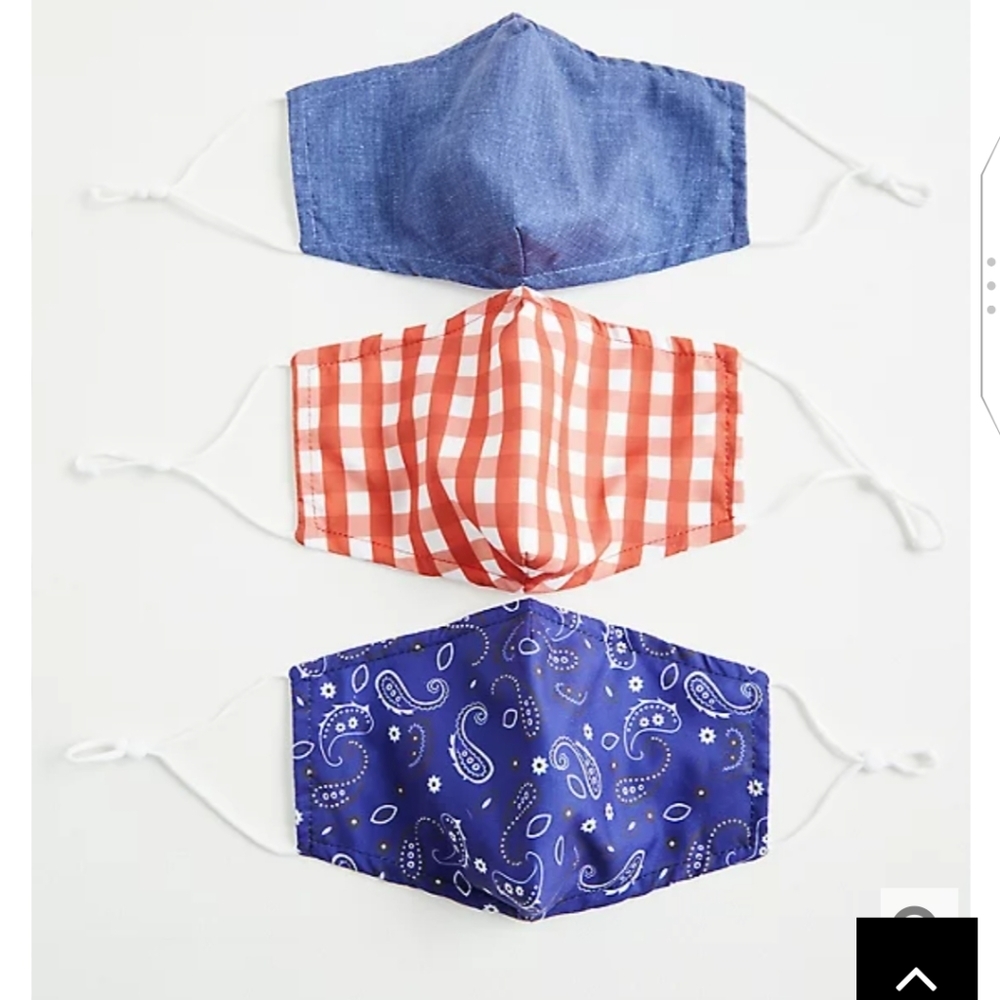 🆕PAISLEY, JEAN & GINGHAM REUSABLE MASKS